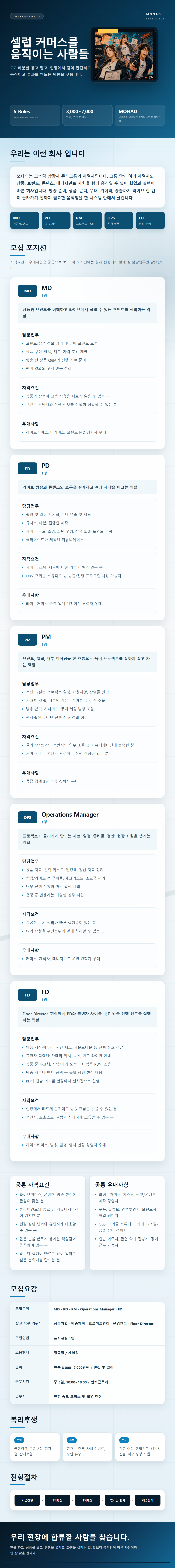 MONAD 채용 공고